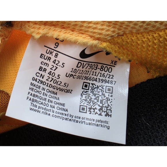 Nike ACG Mountain Fly 2 Low Laser Orange Trail Sneakers DV7903-800 Men’s Size 9